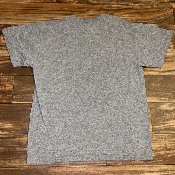 Vintage 90s Nike Just Do It Center Swoosh Graphic T-Shirt Size M Gray Grey Tag - Picture 8 of 9
